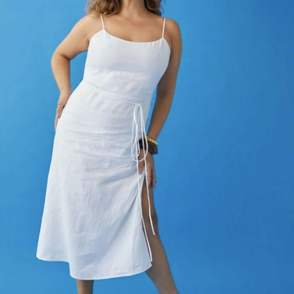 Reformation Kinsie linen dress, NWOT